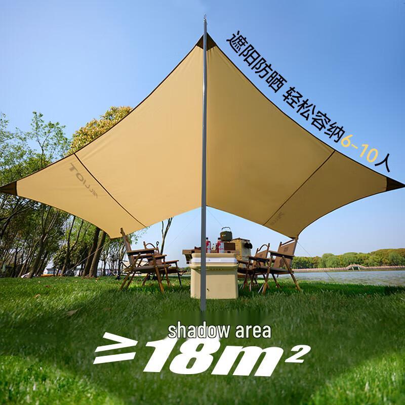 Pelliot 16202720 Hexagonal Camping Sunshade Canopy