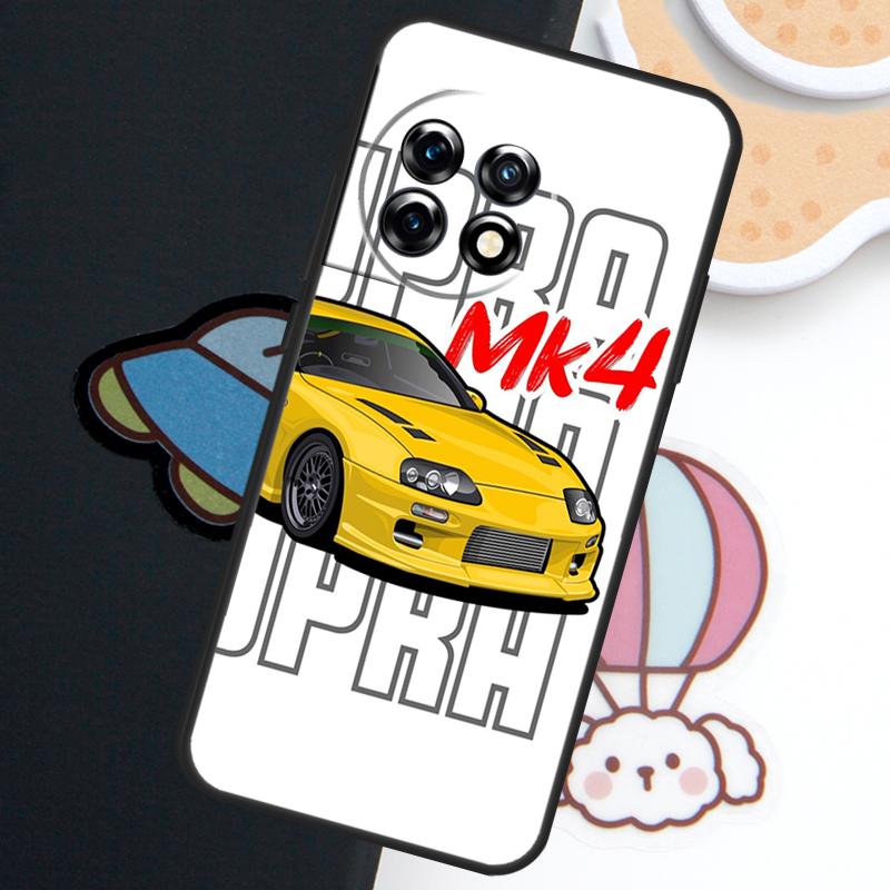Желтый Чехол Jdm Cars Для OnePlus Nord CE 5 3 4 Lite N20 N30 OnePlus 15R 10T 12R 13R 15 13 12 11 10 Pro