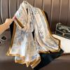 Women'S Elegant And Versatile Spring And Summer Sunscreen Autumn And Winter Warm Scarf Fashion Shawl Dual-Purpose