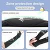 1 Pair Volleyball Arm Sleeves Reduces Strain Swelling Elbow Support Compression Sleeve with Thumbhole Outdoor Basketball Cycling Mountaineering