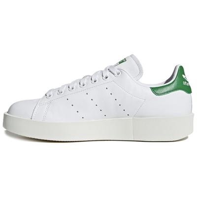 Кроссовки Stan Smith Bold Белые Зеленые Женские S32266
