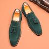 Men's Casual Business Shoes Mens Classic Retro British Style Tassels Loafers Moccasins Fashion Party Wedding Flats for Men