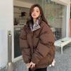 2023 Winter Down Padded Jacket Women Loose Stand-up Collar Short Padded Jacket Tide Thickened Bread Jacket