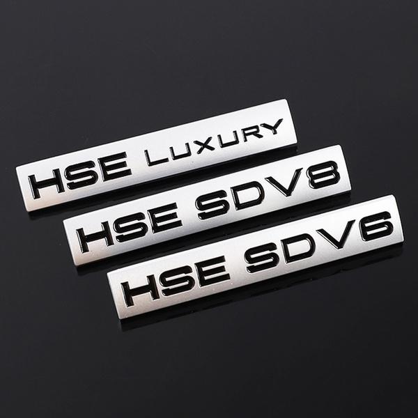 Металлическая наклейка на автомобиль, эмблема, значок, наклейка для HSE SDV6 SDV8 LUXURY Sport SV Autobiography Freelander Evoque