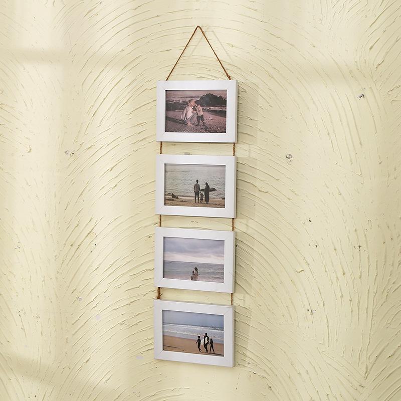 Декоративные Настенные Рамки для Фотографий Рамка с Рисунком под Дерево Настенная Рамка для Фото Домашняя