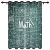 Mathematics Physics Formula Modern Window Curtains for Living Room Luxury Bedroom Blinds Drapes Door Curtains