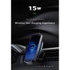 Беспроводное автомобильное зарядное устройство 15 Вт для Samsung Galaxy Z Fold 4 3 2 S23 iPhone 14 13 12 11, автоматический зажим, держатель для быстрой автомобильной зарядки