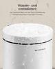 SONGMICS Bathroom Pedal Bin, 0.8 Gallon (3 L) Steel Toilet Bin with Soft-Close Lid, Inner Bucket, for Waste, Bedroom, Cloud White