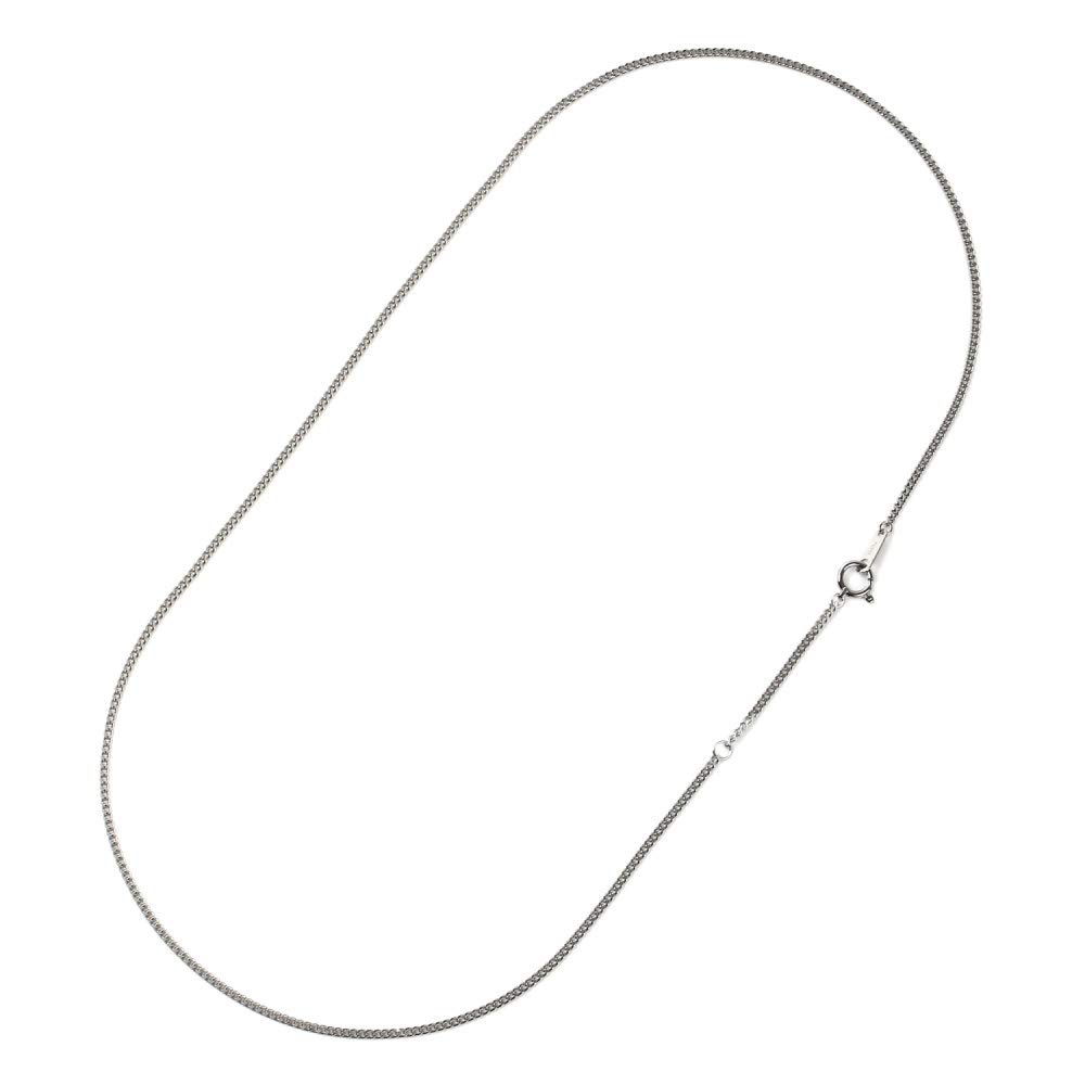 Goods Platinum Cuban Link with Japan Mint Assay Spring Chain [Happy Shop] Necklace, 2-sided, 5g, 45cm, Mark, Clasp, Men's/Women's