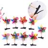 Pack of 24 Pinwheel Hair Clip Colorful Windmill Hairpins Fun Hair Barrette Women Headwear Elegant Hair Pin Accessories
