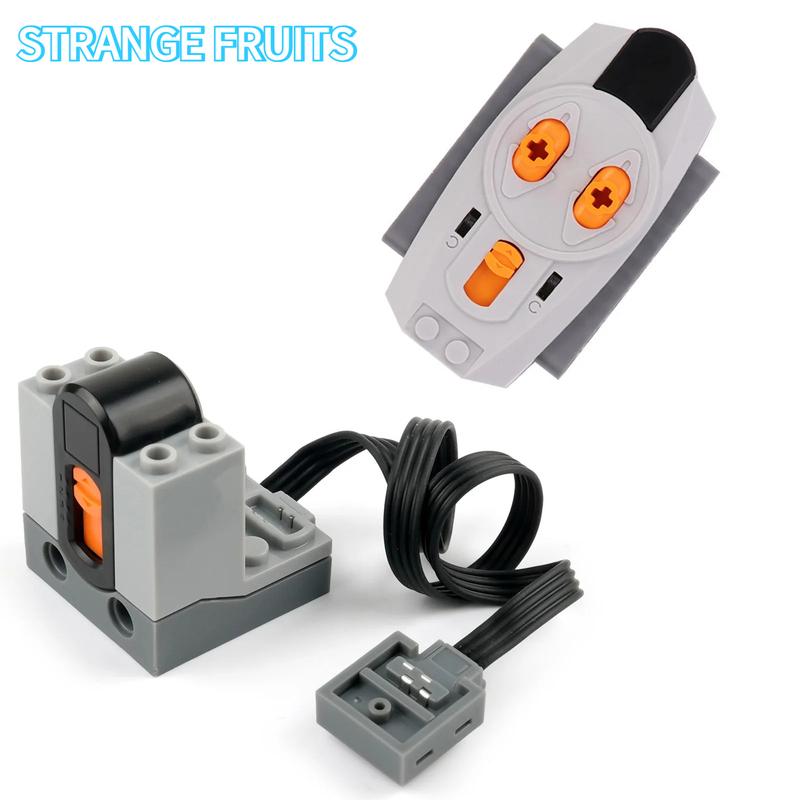 Technical 88003 Power Functions Bricks Kit with 4PCS L Motors & IR Remote Control for Battery Box
