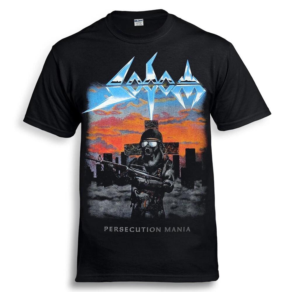SODOM Мания преследований Черная футболка Kreator Destruction