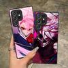 Чехол для телефона Dandadan Aira Shiratori для Samsung Galaxy S26 S25 S24 S23 S22 S21 S20 Note20 Plus FE Ultra Стеклянная цветная крышка