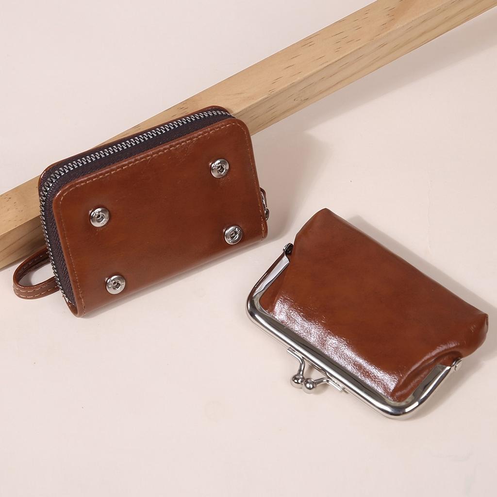 New Women PU Leather Wallets Female Short Hasp Coin Purses Ladies Portable Money Bag Large Capacity Card Holders Clutch