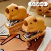 Effortless Capybara Stapler Set Paper Binding Bookbinding Machine  Fixing Tools