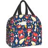 Crab Love Lunch Bag Tote Bag Lunch Bag for Women Men Lunch Box Insulated Lunch Container for Schools Work Travel Outdoors Picnic