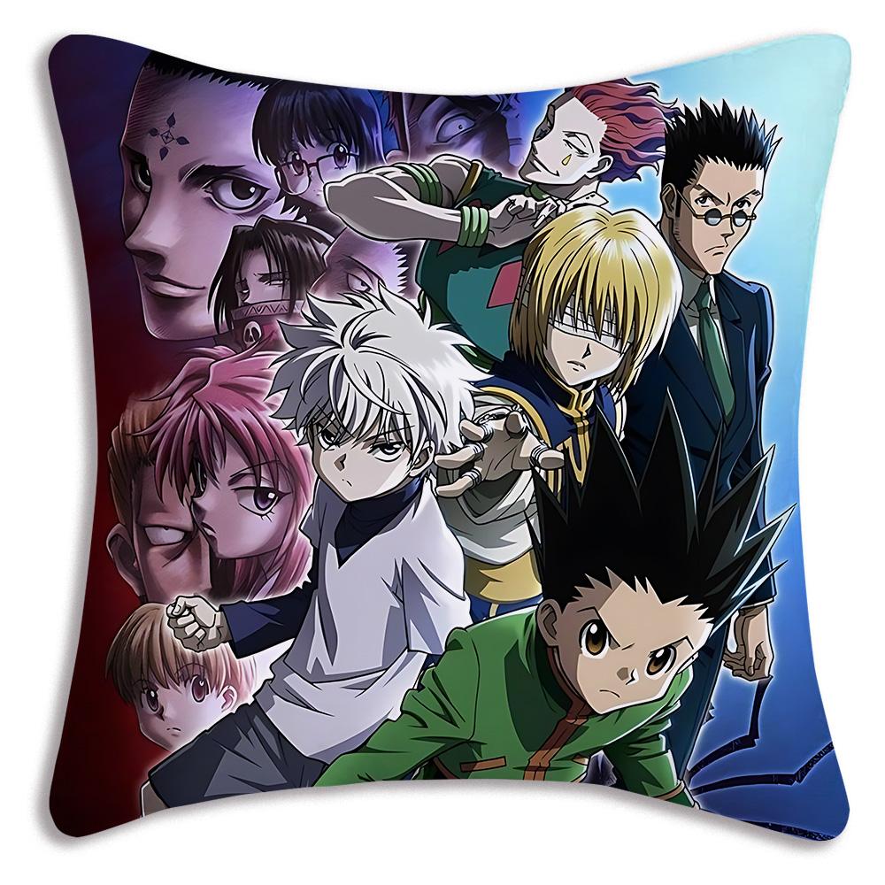 Аниме Для h-Hunter X HunterS Наволочки Мультяшные Диван Декоративные Домашние Двусторонние Печать Короткий Плюш Милая Наволочка