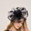 Party Ball Mesh Feather Hair Accessories Headband Top Hat Bride Photo Tea Party Horse Racing Festival Headdress