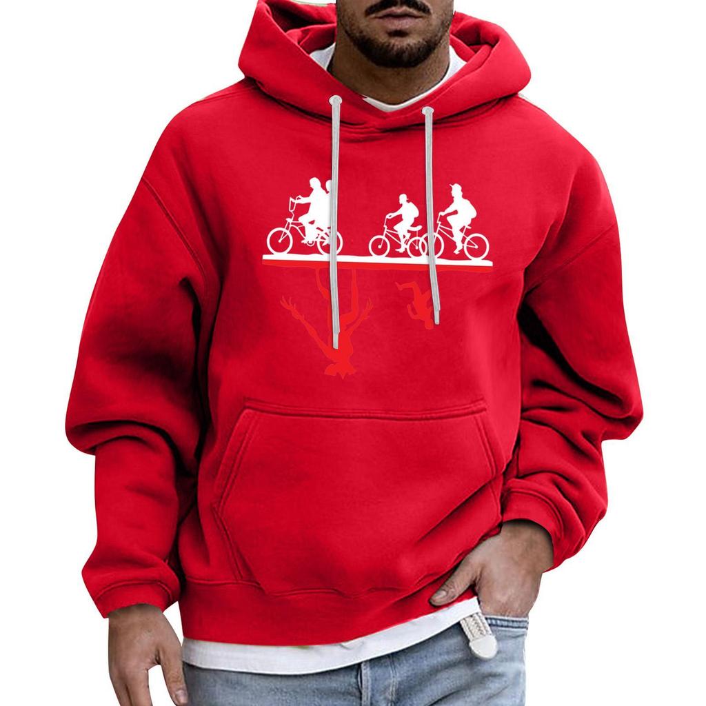 Мужской Спортивный Повседневный С Длинными Рукавами С Карманом Капюшон Толстовка