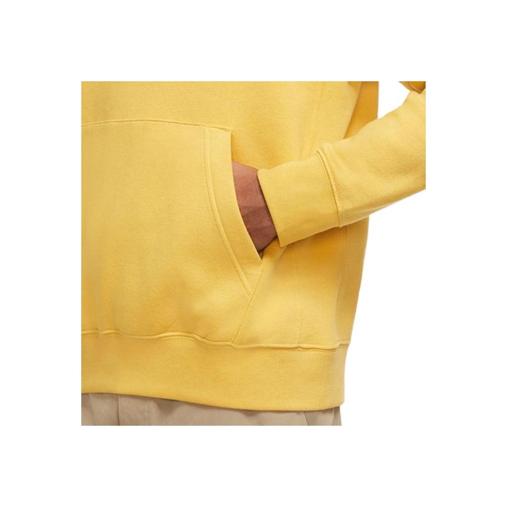 Nike Худи с принтом Club Fleece, пуловер, мужское худи, закатно-желтое, BV2974-761