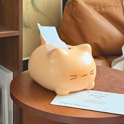 Сиамская кошка Милый Нишевый Креативный Керамический Тканевый Ящик Посуда Дом Офис Подарки Для Девочек Практичный Цветная Коробка