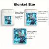Hatsune Miku 2D Flat Pattern Flannel Blanket High quality All Seasons Warmth and Comfort Perfect for Christmas Gifts.NMT0928391