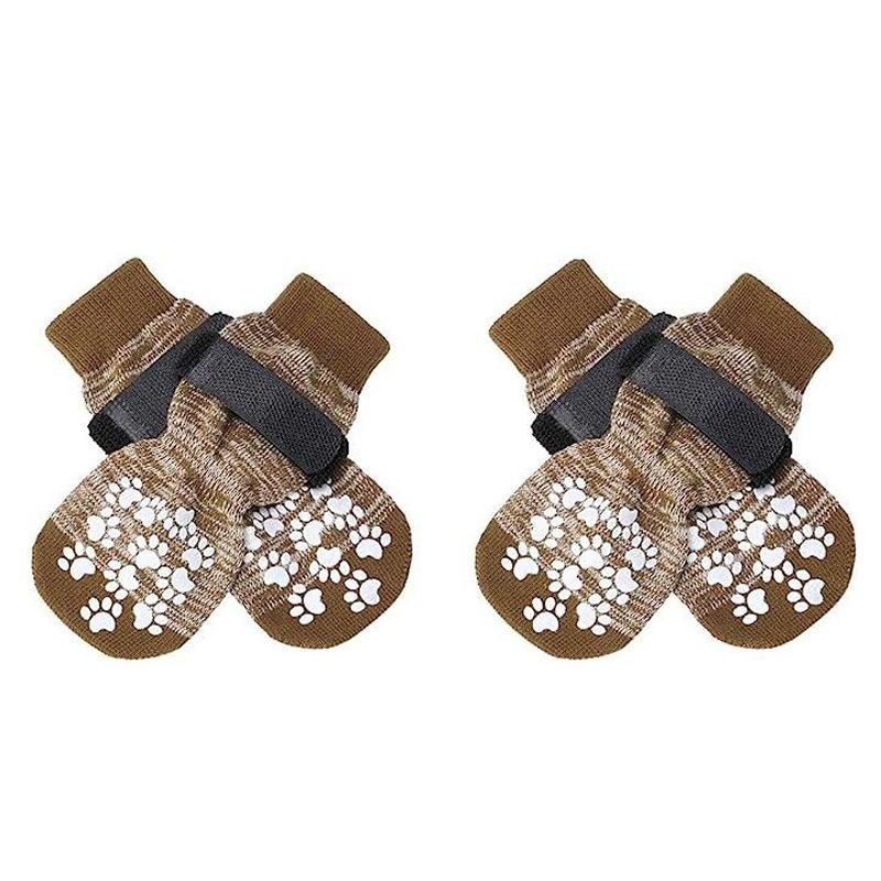 Silent Non-Slip Animal Pet Socks for Medium Large Dogs Breathable Outdoor Dog Shoes Anti-Dirt Paw Protectors All Seasons Use