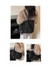 Large Capacity Casual Dark Suede Tote - Versatile Autumn/Winter Commute Shoulder Bag