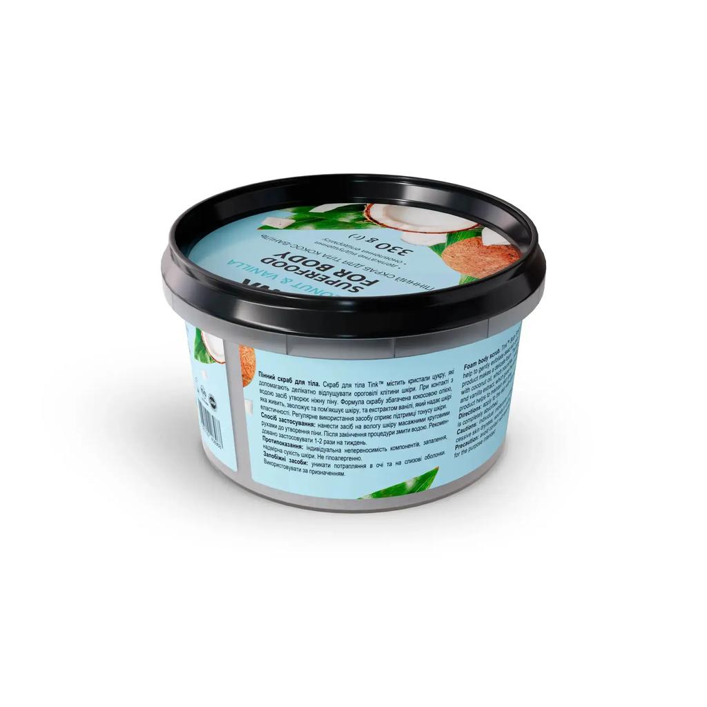Foam Body Scrub Coconut Vanilla Tink 330 G