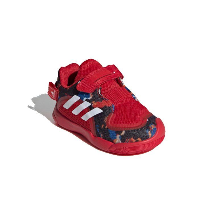 adidas Activeplay CNY I Дышащие Низкие Кроссовки для Малышей Красный Синий Младенцы и Малыши FZ4592
