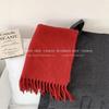 Mohair Winter Macaron Scarf Lazy Wind Solid Color Pulled Hair Warm Scarf Student Couple