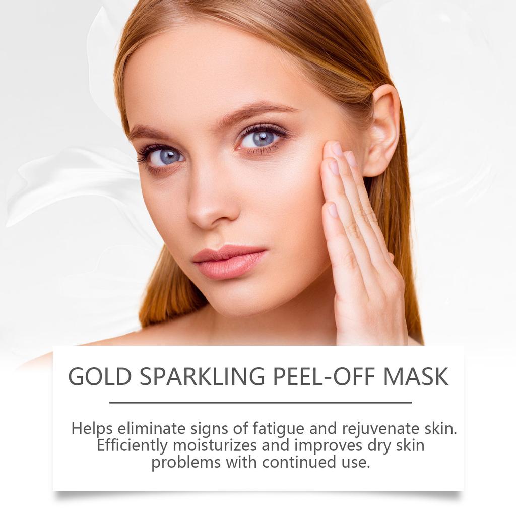 24K Collagen Peel Off Mask Укрепляющая, увлажняющая, омолаживающая, очищающая маска против морщин