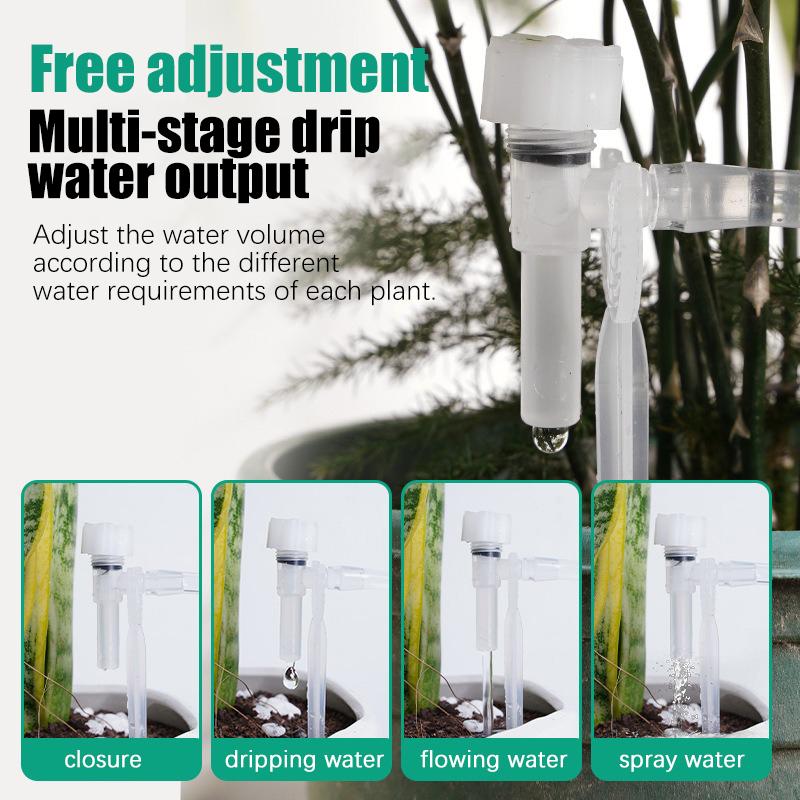 2-20M Garden Drip Irrigation Kit  Adjustable Valve Drip Watering Device 4/7mm Hose  Potted Plant Micro Dripper Greenhouse