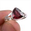Подарочное кольцо из чистого серебра 925 пробы с натуральным гранатом и драгоценным камнем S.9 P8w33