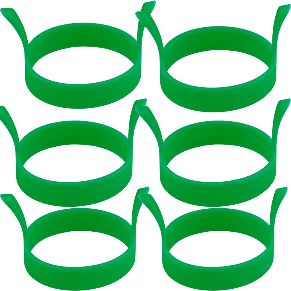 8X силиконовые кольца для жареных яиц, антипригарные кольца для блинов, термостойкие многофункциональные портативные креативные инструменты для приготовления пищи своими руками