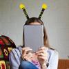4 шт. Костюм Пчелы Косплей для Женщин на Хэллоуин, Повязки на Голову Пчелы, Юбка-пачка, Полосатые Гетры Пчелы, Длинные Перчатки