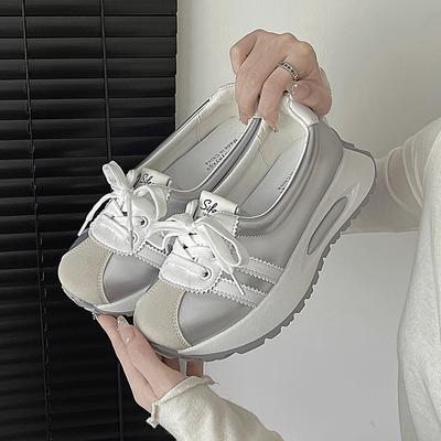 2024 Женская мода плоская спортивная красочная повседневная обувь на плоской подошве со шнуровкой Женская повседневная спортивная обувь Zapatos De Mujer