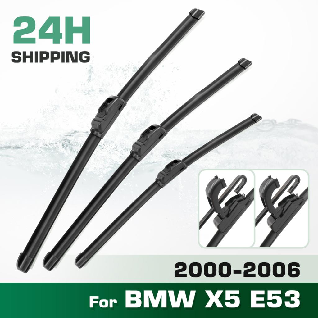 Для BMW X5 E53 2000-2006 2001 2002 2003 2004 2005 Дворник Передний и Задний Щетки стеклоочистителя Лобовое стекло Стеклоочистители Окна 24"22"18