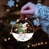 Baby's First Christmas Round Acrylic Christmas Ornaments Making Crafts Christmas Decorations Pe Q1T4