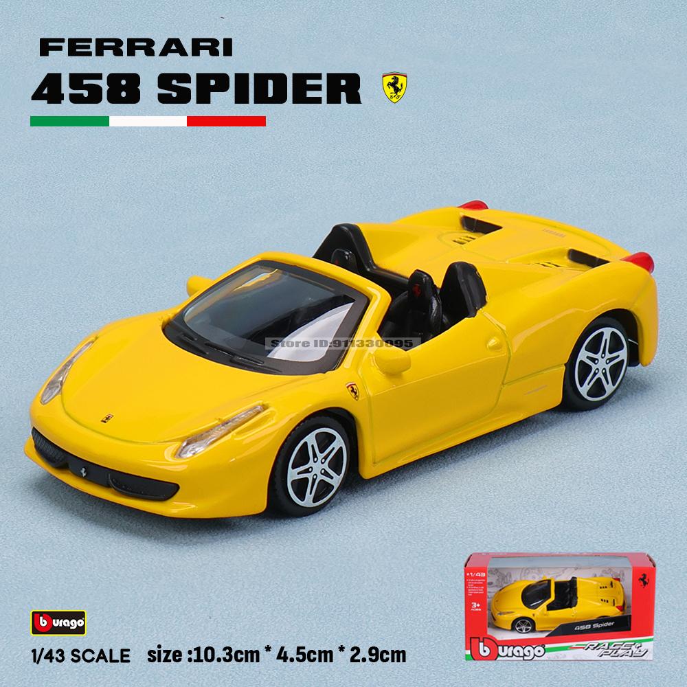 Ббураго 1:43 Несколько стилей Ferrari Purosangue sp2 488GTB 250GTO SF90 ROMA сплав роскошный автомобиль литая модель автомобиля игрушка подарок