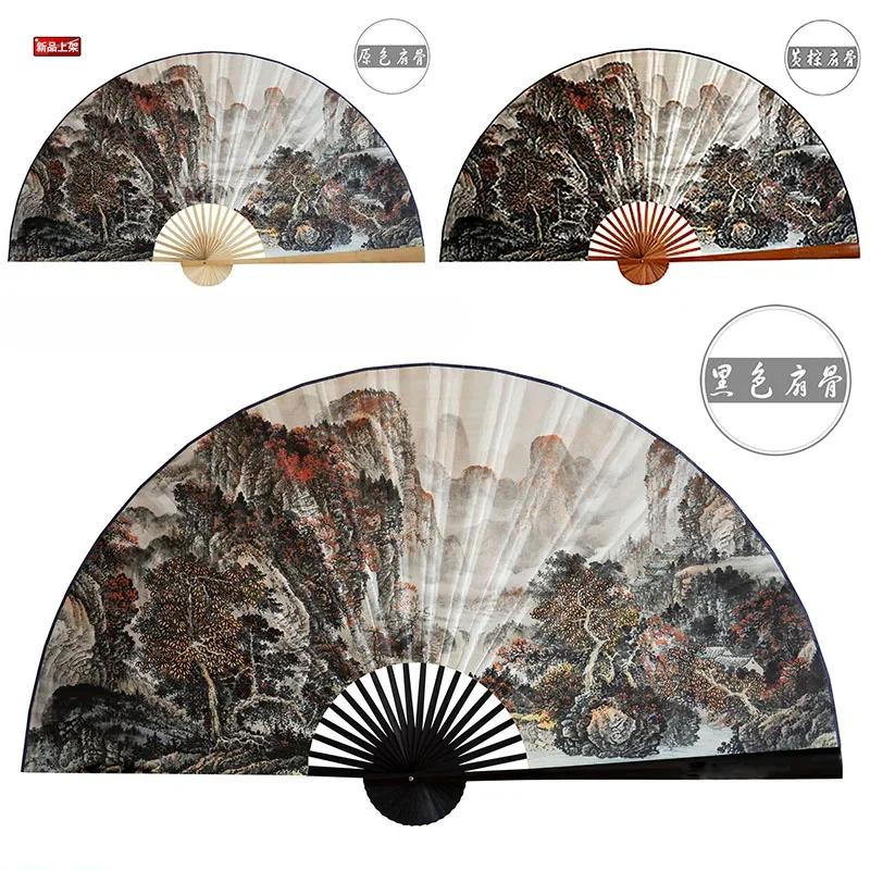 50x88 см большой веер для рисования из бумаги, настенный декоративный складной веер для офиса, зала, дома, гостиной, декоративный веер Lucky Strike