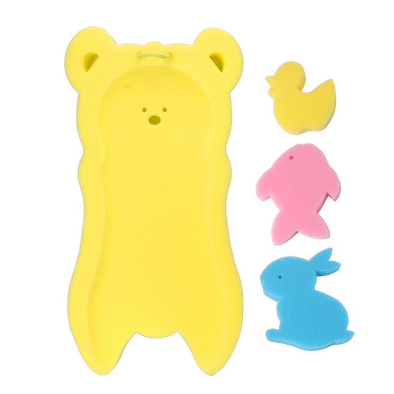 Newborn Baby Anti-slip Sponge Pad Bath Tub Bathing Pad Infant Shower Baby Care