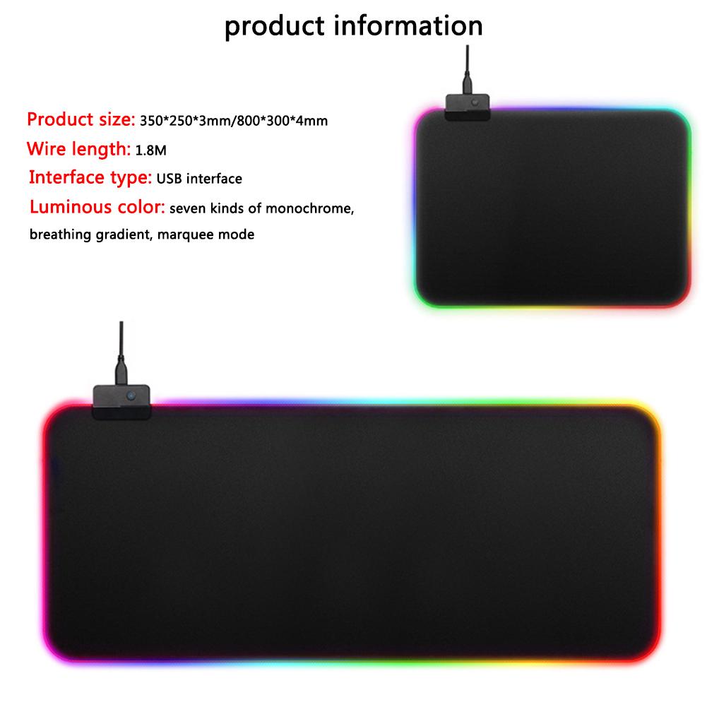 Очень большой коврик для мыши RGB LED подсветка ПК компьютер звездное небо подсветка коврик для мыши игровой коврик для клавиатуры стол