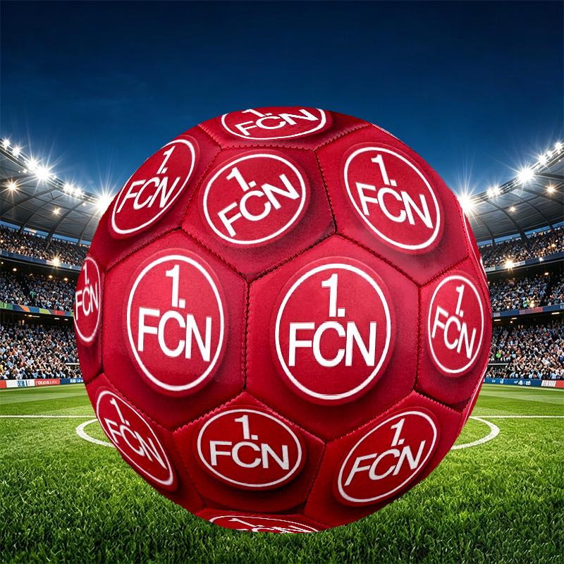 FC Nurnberg Print Size 5 Soccer Ball, PU Wear Resistant Football for Match Training and Daily Practice, Birthday Gift for Soccer Fans
