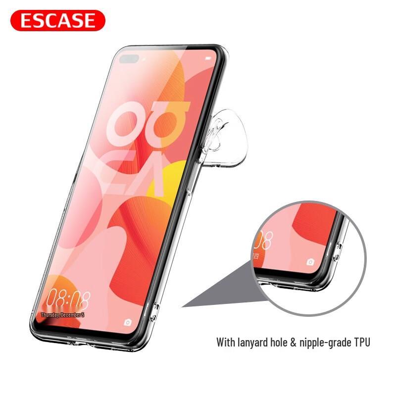 ESCASE Прозрачный противоударный чехол для телефона для серии Huawei Nova