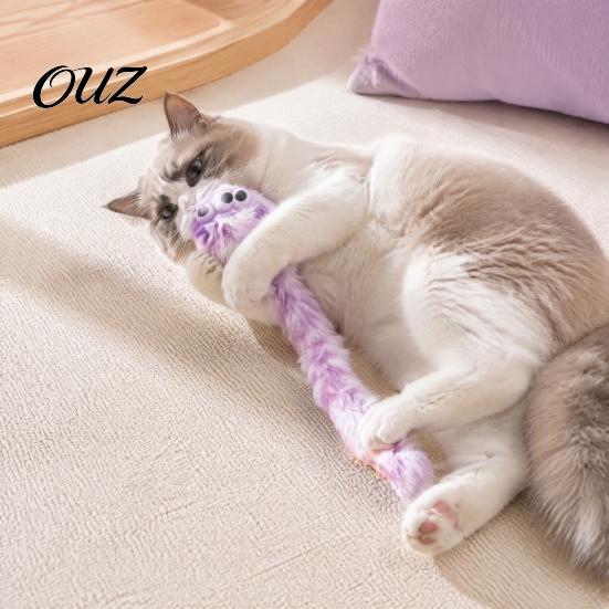 Mental Stimulation for Cats Plush Mouse Cat Toy with Catnip, Long Tail Rat Chew Toy, Catnip Kittens Stuffed Indoor Biting Hunting Instinct Interactive
