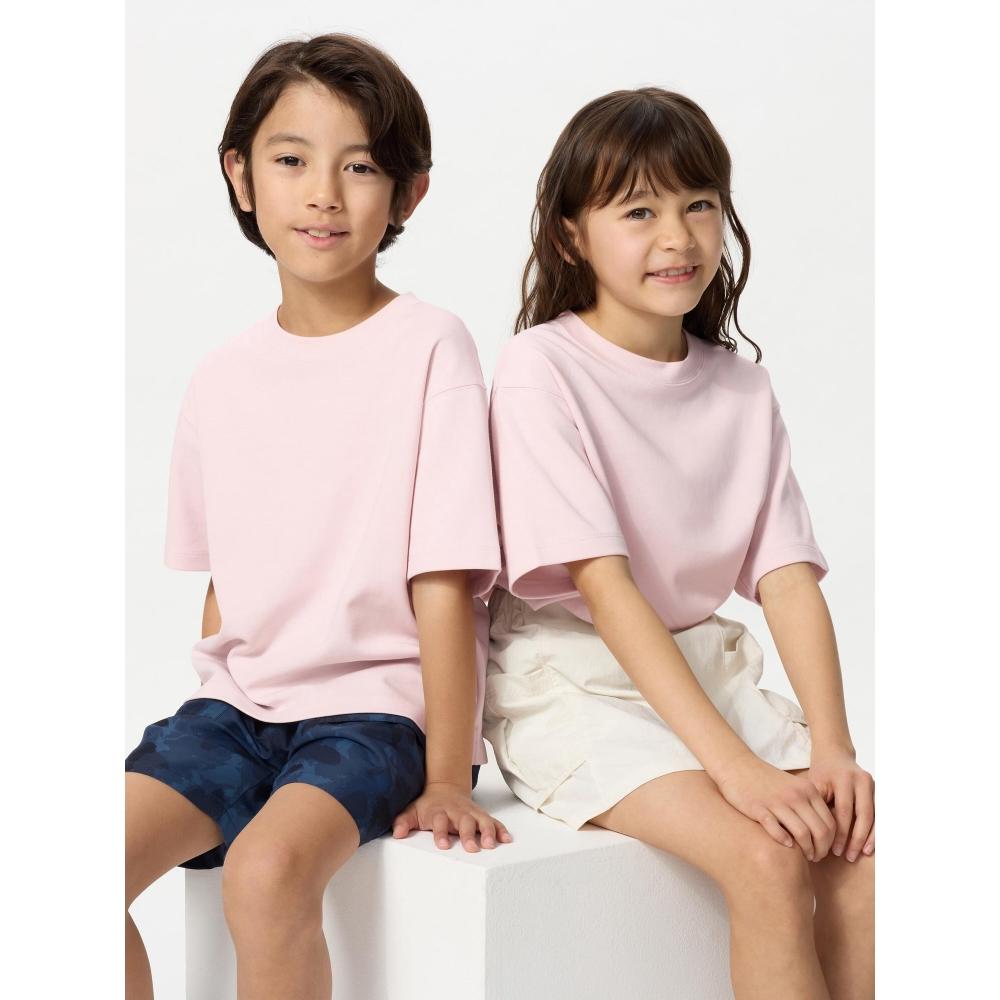 Uniqlo Футболка Japan Air Rhythm Cotton с круглым вырезом