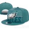 NFL Team Flat Brim Caps: Chiefs, Eagles, Raiders, Steelers, Dolphins, Cowboys