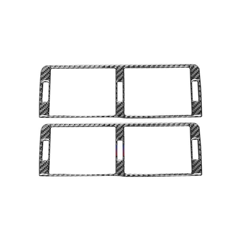 Suitable for BMW Old 3 Series E46 Interior Modification Carbon Fiber Central Control Air Conditioner Trend Decorative Sticker