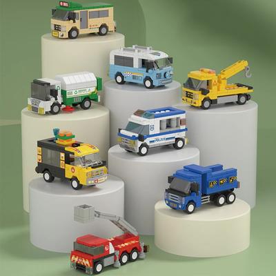 Забавные игрушки-конструкторы, скользящие машинки, симуляторы транспортных средств на городскую тематику, изысканные украшения интерьера, подарки для ребенка